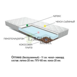 Матрас беспружинный Оптима